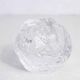 Glass "snowball" tealight candle holder