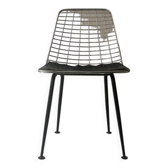 Chaise bikini chromé par cees braakman & adriaan dekker for ums pastoe, design 1970
