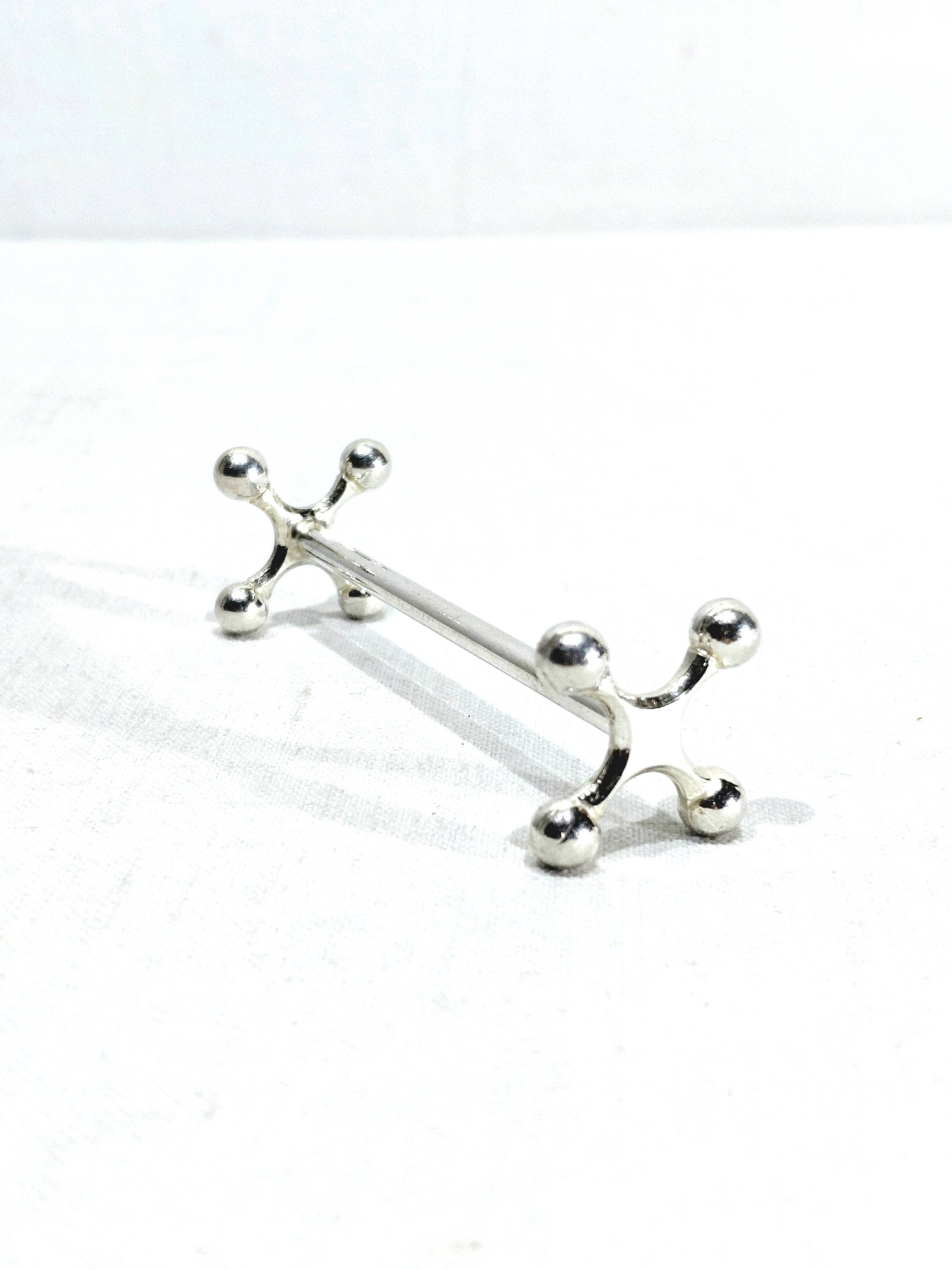 CHRISTOFLE - 12 BALL-END KNIFE RESTS