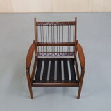 Pair of Teak Lounge Chairs, 1960s