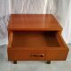 Teak bedside
