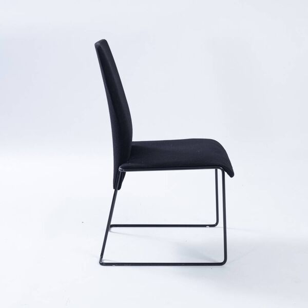 Chaises postmodernes hollandaises Walter Antonis pour Hennie de Jong, années 1980