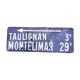 Panneau directionnel vintage