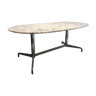 Oval marble table 190 cm