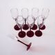 Set of champagne glasses, French design, 1970s, manufacturer: Luminarc