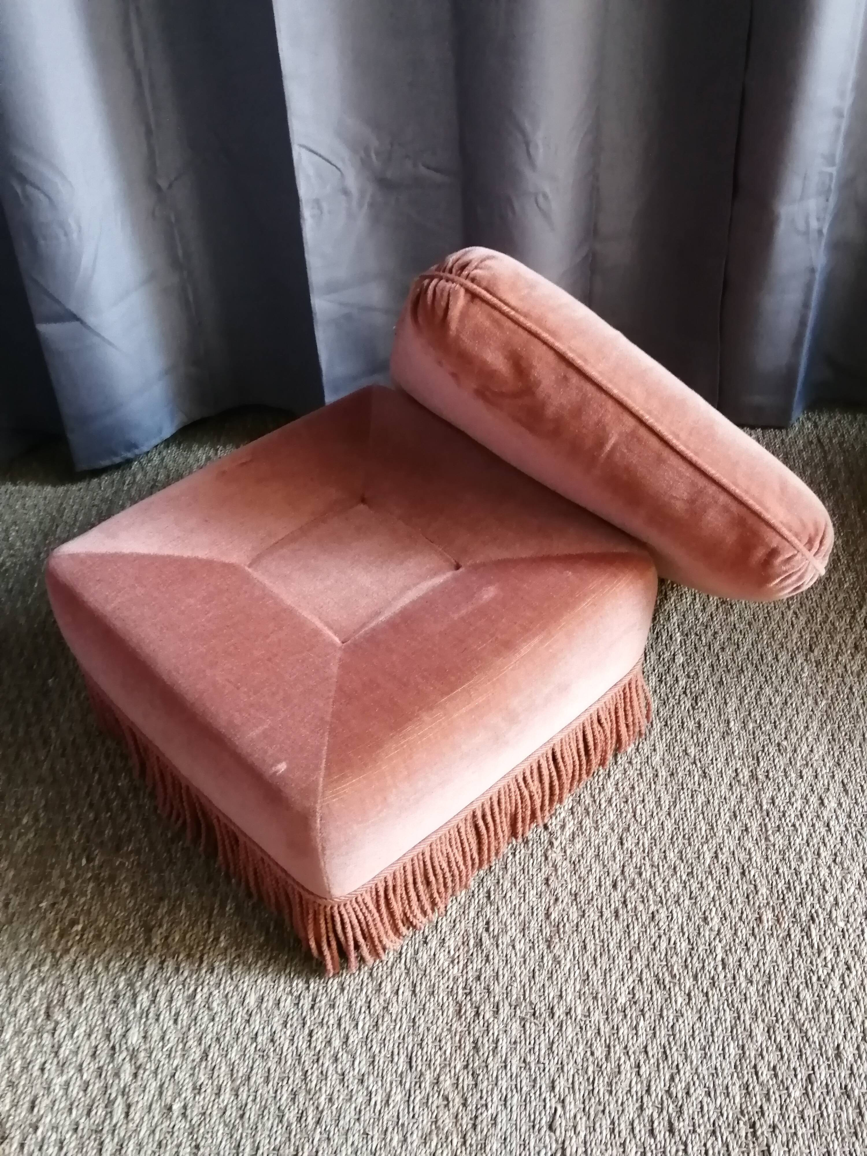 Pouf, old pink