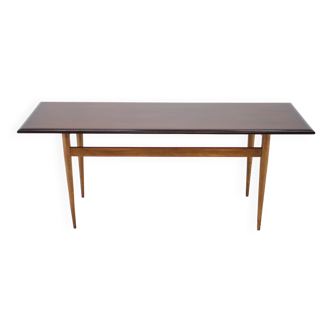 Table basse en hêtre des années 1970 par Drevotvar, Tchécoslovaquie