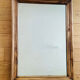 Large 19th century wall mirror in solid wood (available)