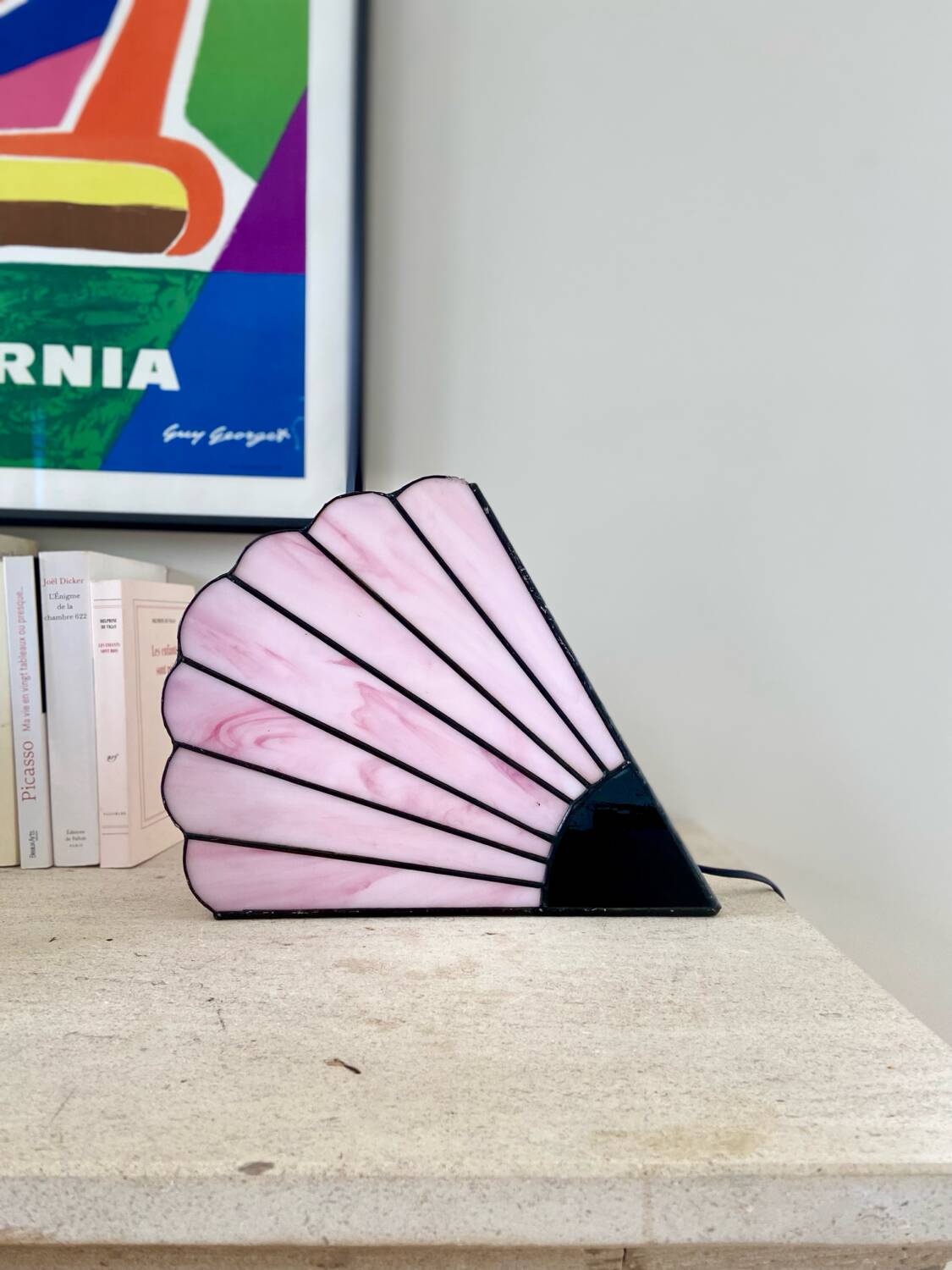 "Tiffany" style wall light - 1970.