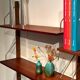 Vintage Scandinavian "Alva" library in teak