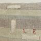 Coussin artisanal en toile ancienne style Kilim