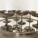 Set of 6 silver metal cuts