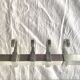 Large vintage aluminum wall coat rack