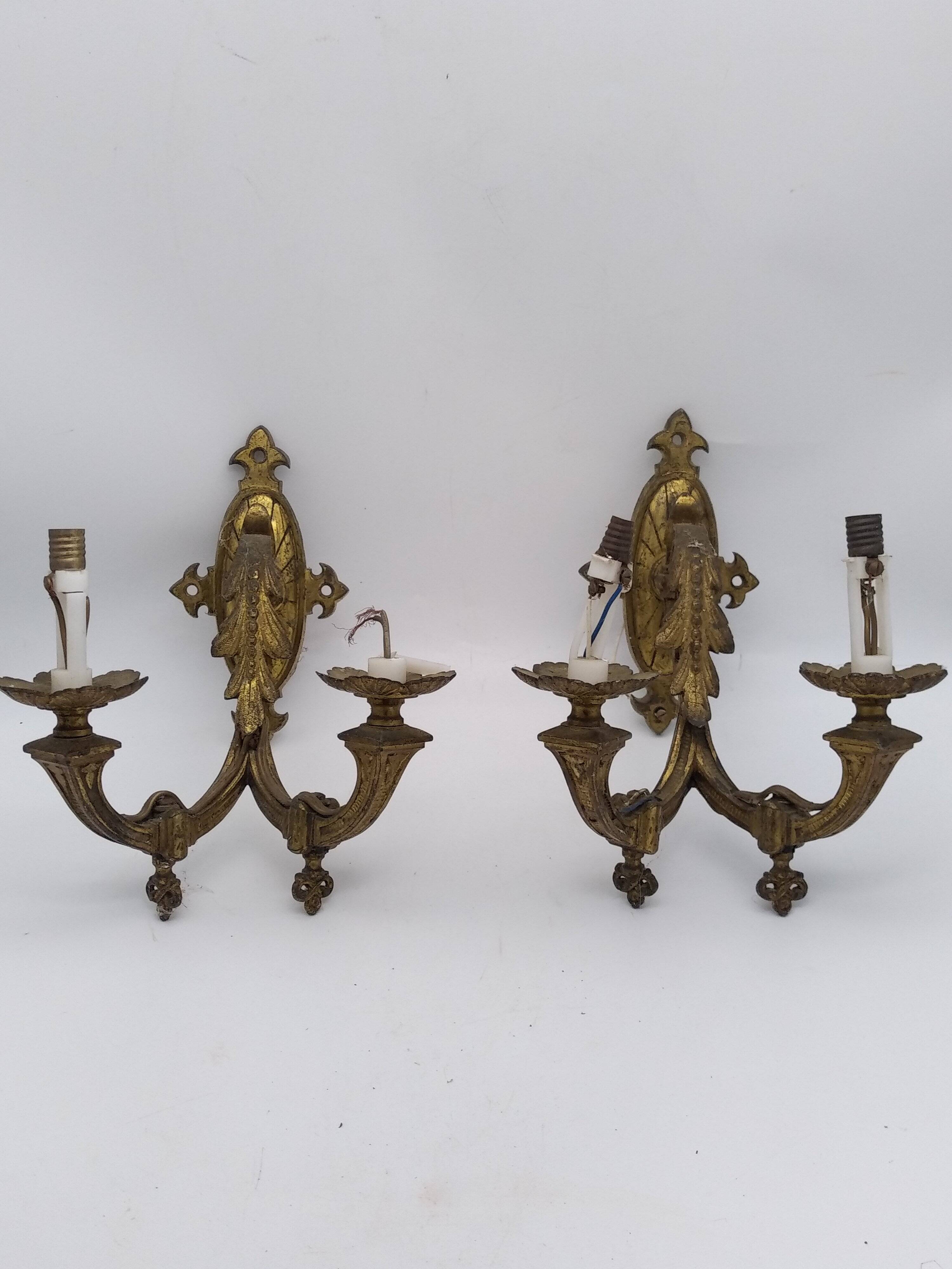 Bronze wall lights