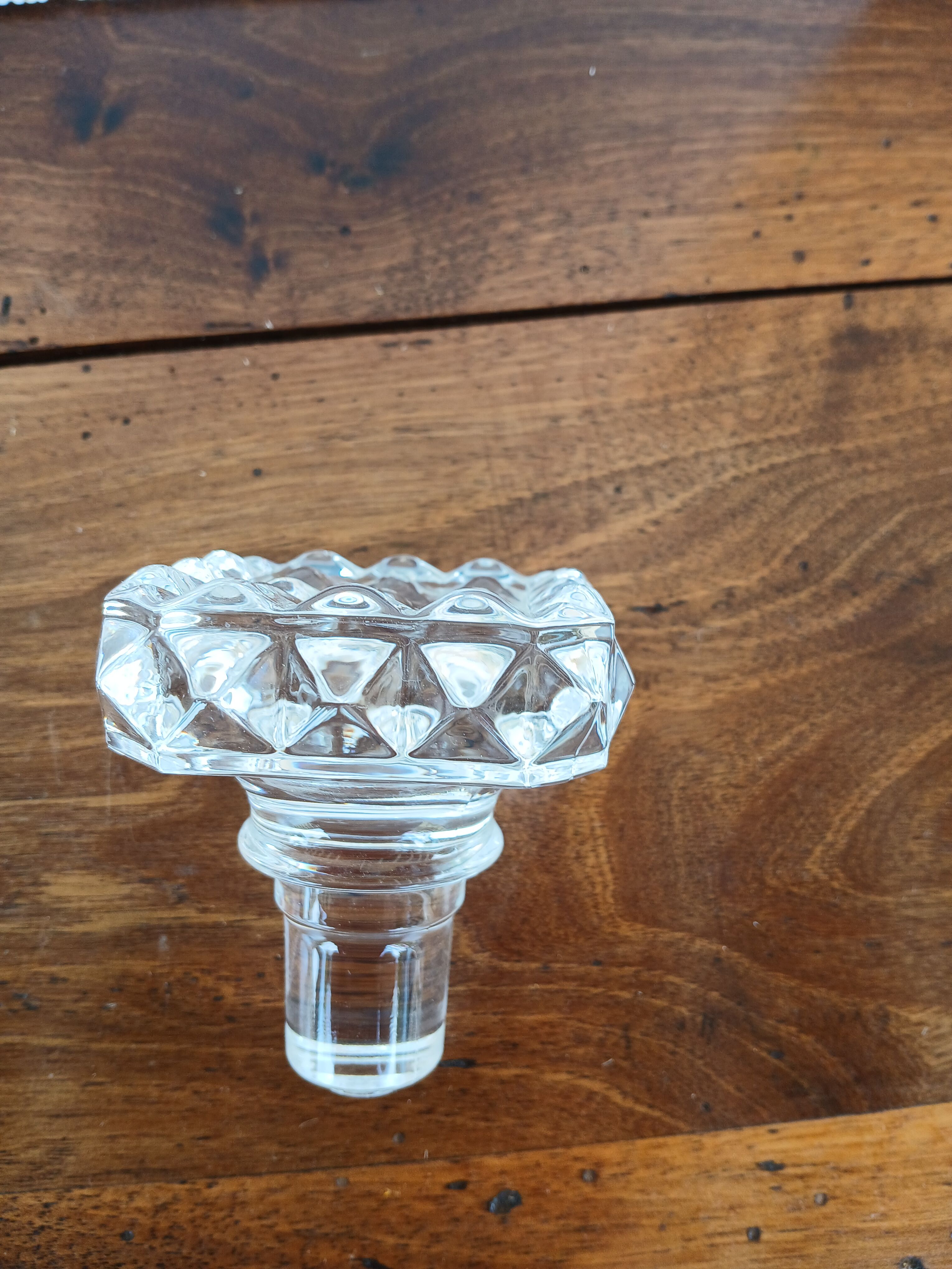 vintage crystal whisky carafe from Arques