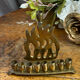 Chandelier, brass Hanukkah menorah