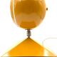Space Age Eyeball Yellow Table lamp, Italy, 1970s
