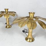 Carlo Giorgi. 2 sculptural lamps/table lamps by Carlo Giorgi for Bottega Gadda, model: Ippocastano, Italy, 1970s.