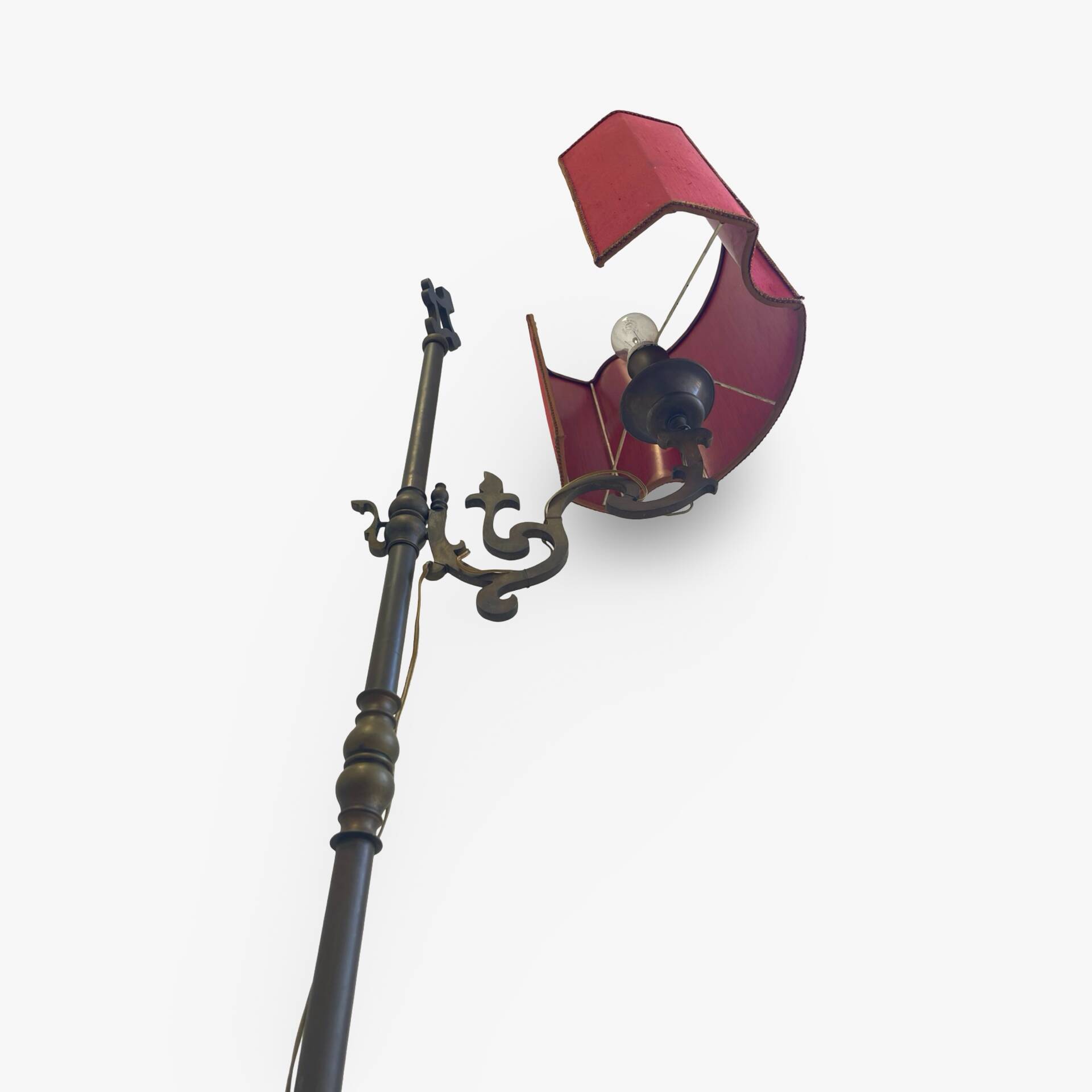antique Art Nouveau floor lamp