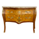 Commode Sauteuse à décor floral Style Louis XV