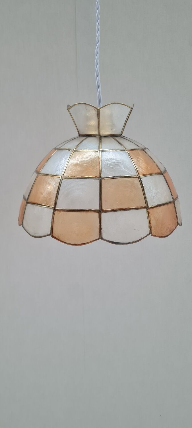 Suspension in brass and mother-of-pearl 1940