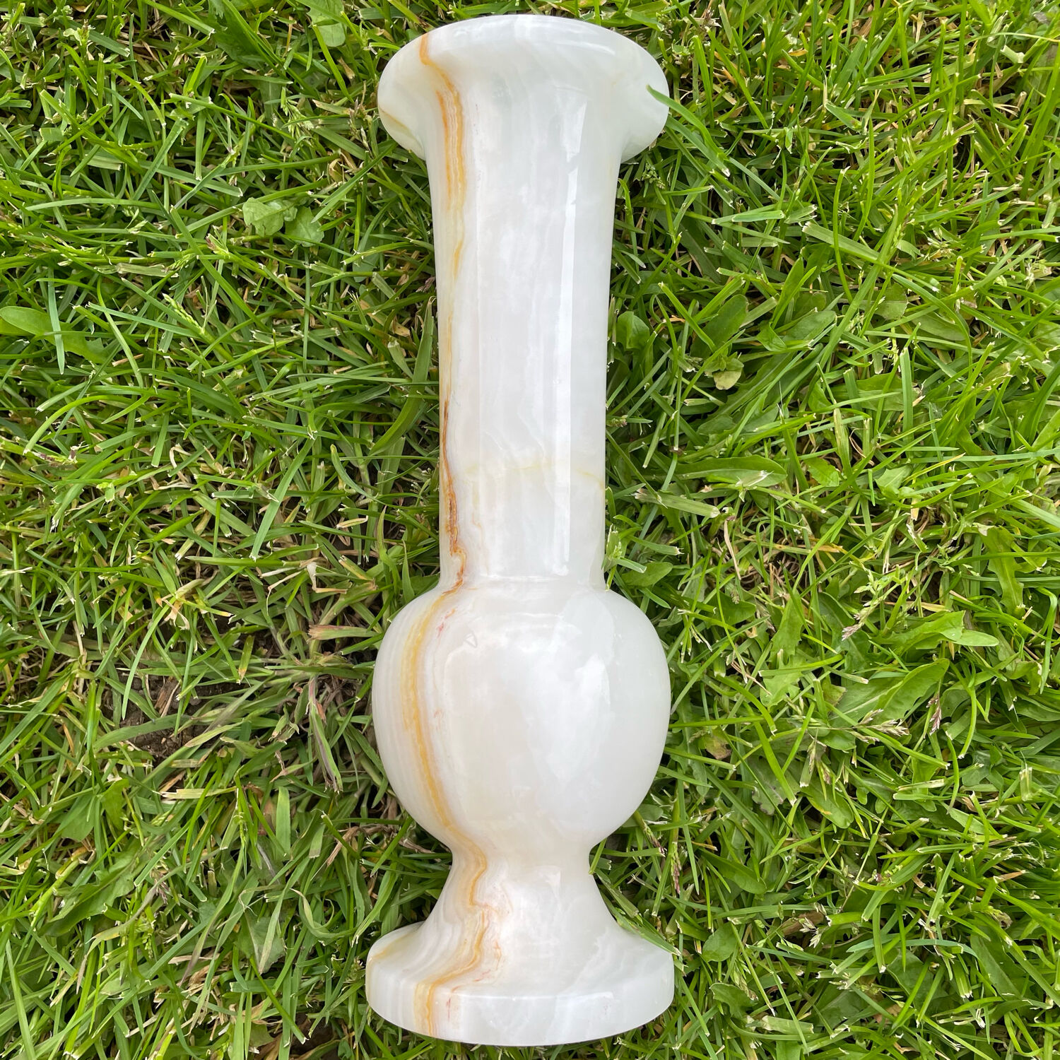 1970 vintage alabaster vase