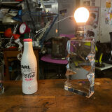 Vintage Sèvres crystal lamp base, Bauhaus/Art Deco design