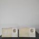 Book endpiece "elephants" in white ceramic