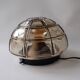Vintage wall/ceiling light in amber glass / RZB Germany
