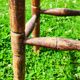 Vintage wooden stool, beautiful patina