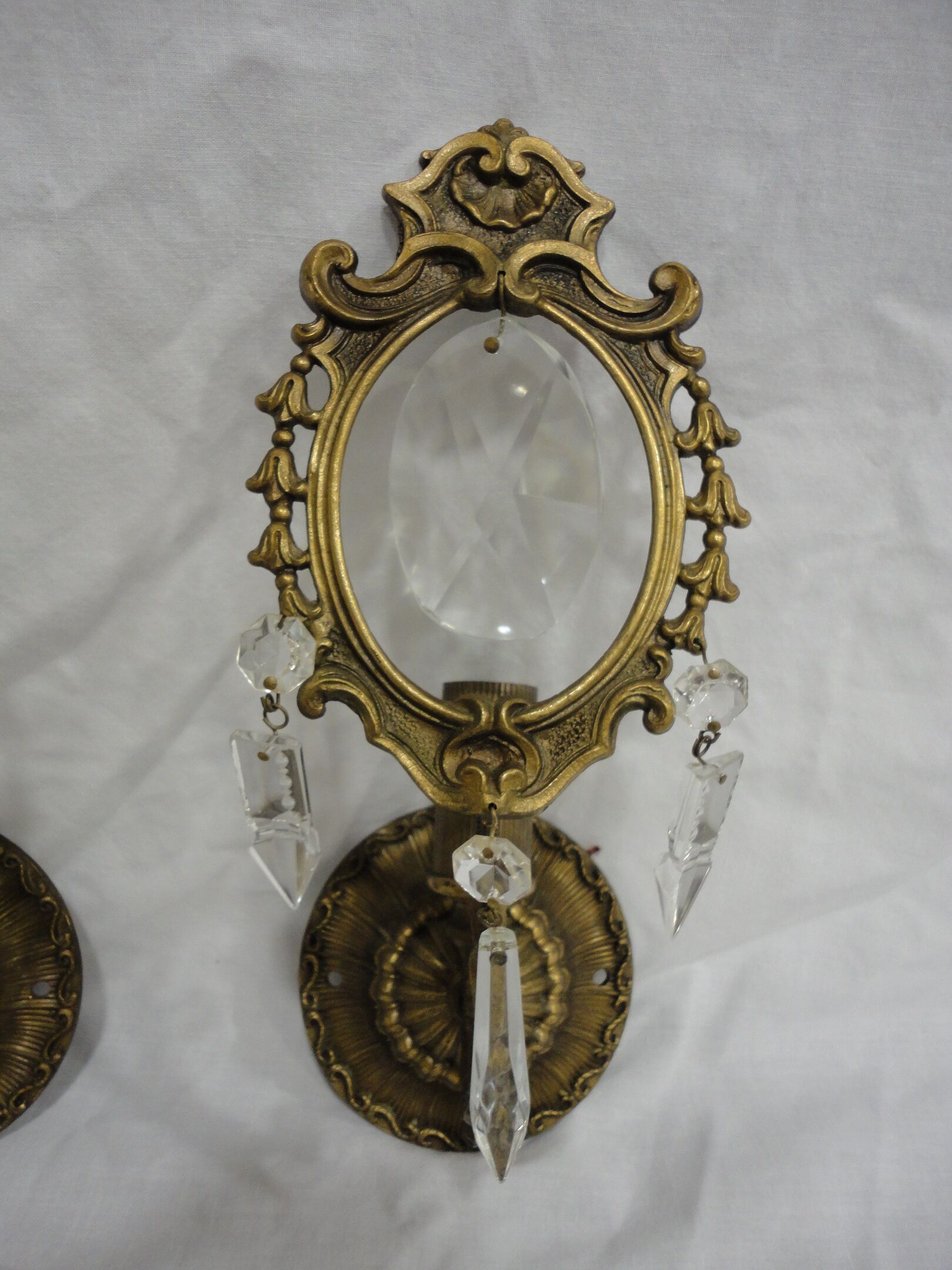 Paire d'appliques style baroque