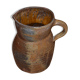 Pitcher in glazed stoneware, Saint Amand en Puisaye, XIX century
