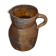 Pitcher in glazed stoneware, Saint Amand en Puisaye, XIX century