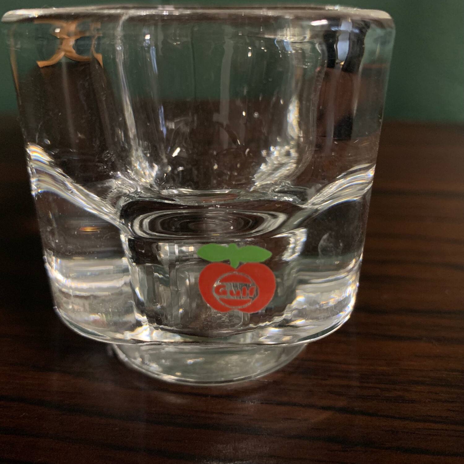 Pair of Glass Candlesticks by GULF, 1970s