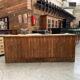 Art Deco counter in solid oak