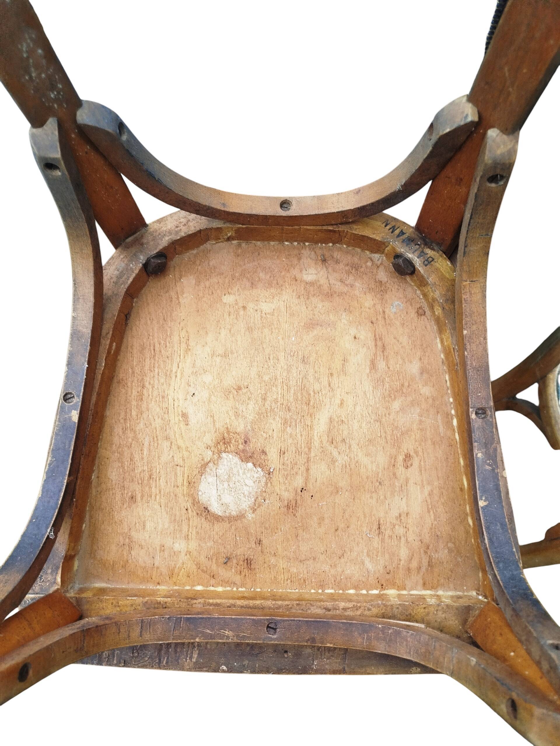 Set of 6 Baumann bistro chairs