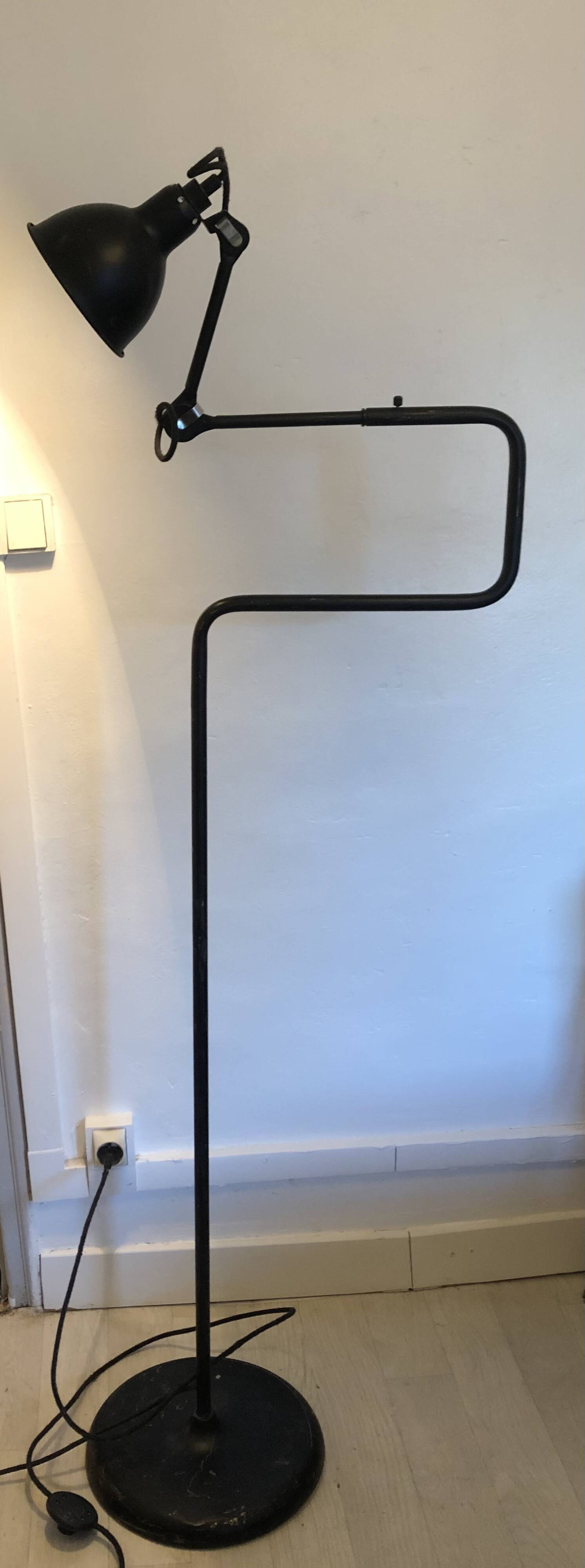 Industrial Gras style floor lamp