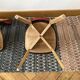 Pair of red skai chairs