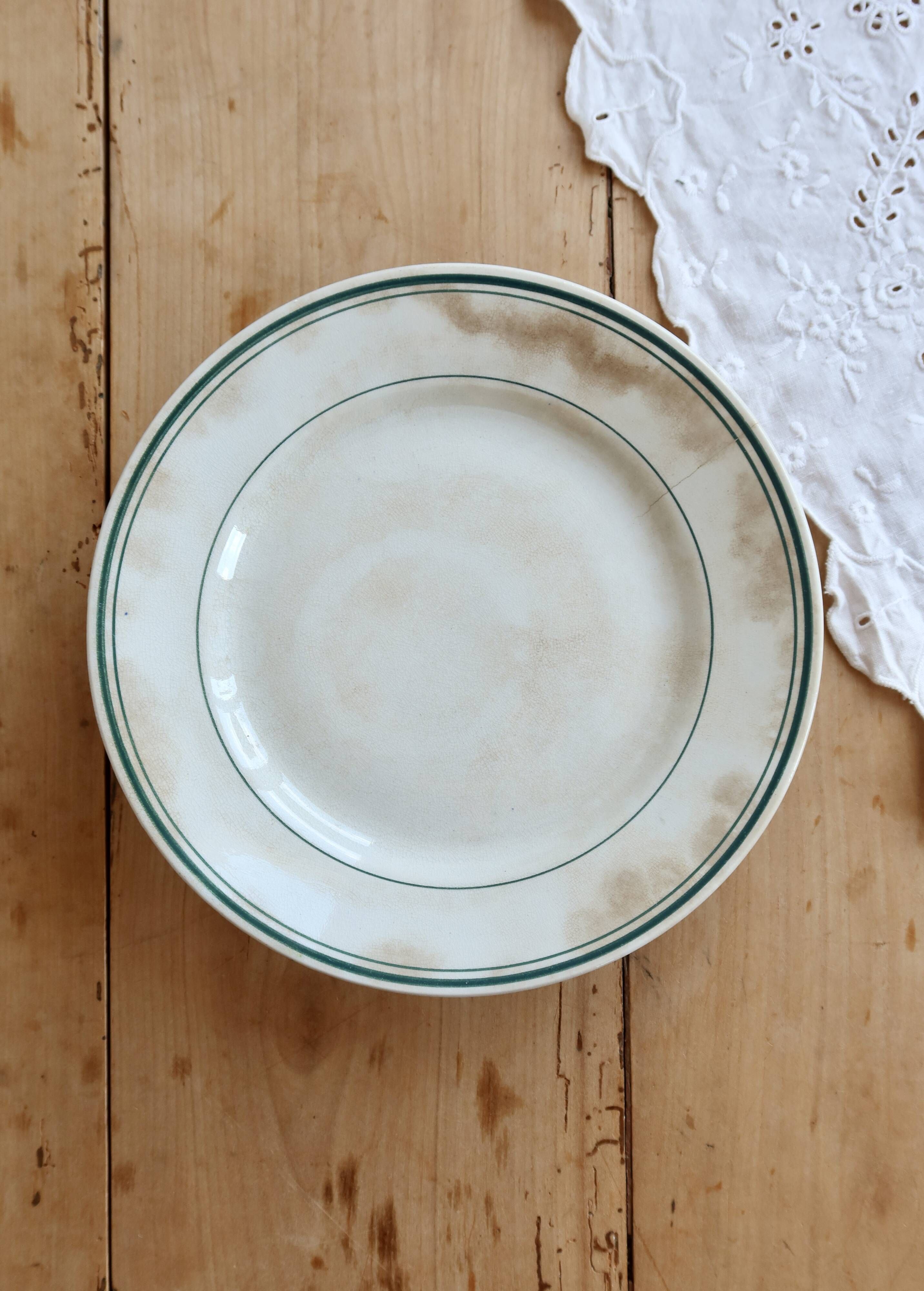 Low iron patina compote dish K&G Lunéville