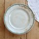 Low iron patina compote dish K&G Lunéville