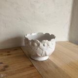 Cache pot céramique blanc