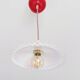 Suspension opaline blanche