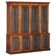 Victorian library mahogany frame embossed leather