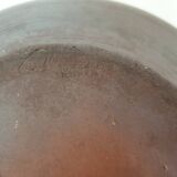Grand Saladier en grès  Ø 30cm - Signature à identifier La Borne ? Puisaye ?