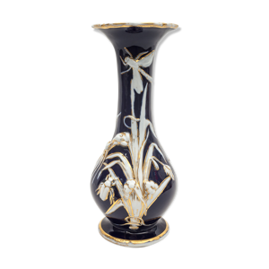 Vase libellule art nouveau