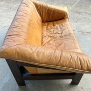 Vintage scandinavian sofa in bake