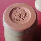 6 verres en grès émaillé