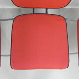 Ensemble de 5 chaises de table à manger vintage, style dîner