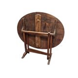 Antique French Oval Vigneron Table, early 1800s