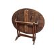 Table vigneron ovale française antique, début des années 1800.